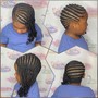 Braided Low Ponytail