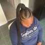 Medium Feed ponytail Braids