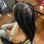 2 feed In braids long