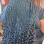 Knotless braids without hair