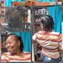 Loc Bun or Ponytail Up Do