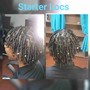 Two Strand Twist Starter Locs On Medium/Long Hair