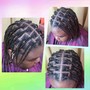 Natural box braids