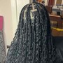 Large Knotless Box Braids