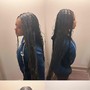 Small Boho knotless Braids