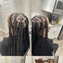 Small knotless braids