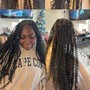 Small Boho knotless Braids