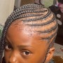 Kid's Braids W/Weave Extensions