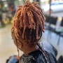 Double Process Color, Loc Re-twist, Two strand Twist