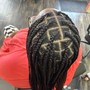 Knotless Med Box Braids