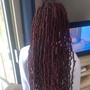 Retwist faux locs