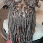 Cornrows w design/ natural hair