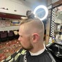 Men's Cut with straight razor shave