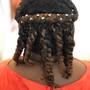 Cornrows w/ Clip-in Wig