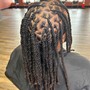 Cut relaxed hair for starter locs