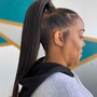 Traditional sleek ponytail (add on)