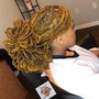 Shampoo, Retwist and Basic Style (Med. & Lrg. Locs)