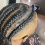 1 Layer Straight Backs 6-8 Braids