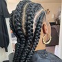 1 Layer Straight Backs 6-8 Braids