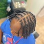 Loc Retwist- Ear to Chin Length