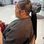 Double frontal w/updo