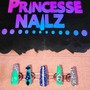 Full Set Bling Nails Short/Medium