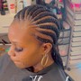 Feed in Braids to the head