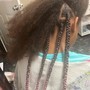 Kid's jumbo knotless braids