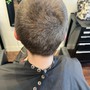 Adult haircut short to medium