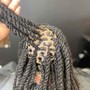 Loc Extensions with handmade locs