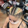 Kid’s Knotless Braids or Boxbraids