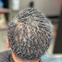 Natural 2strand Twists (shaved sides)