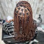 2 Stitch or Feed In Braids (Midback)