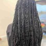 Box Braids hair provided