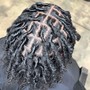 Cut relaxed hair for starter locs