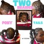 Sm /med braided ponytail