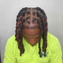 Men Braids/Twist with Extensions