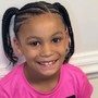 Natural Kids Braid Cornrows (no extensions)