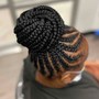 Braided Ponytail w/hair added