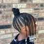 Medium Knotless Braids