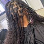 Medium Knotless Braids