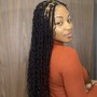 Knotless Box Braids (large,med,small) ANY SIZE :) HAIR INCLUDED!