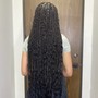 Extra length hair (butt and hip length)