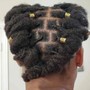 Adult Loc Retwist and Style