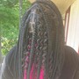 Knotless braids without hair