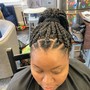 Jumbo Box Braids (Rubber band method)