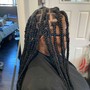 Jumbo Box Braids (Rubber band method)