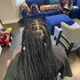 Jumbo Box Braids (Rubber band method)