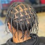 Men Plaits/Single Braids (Medium & Large)