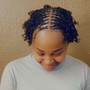 Flat Twists Updos